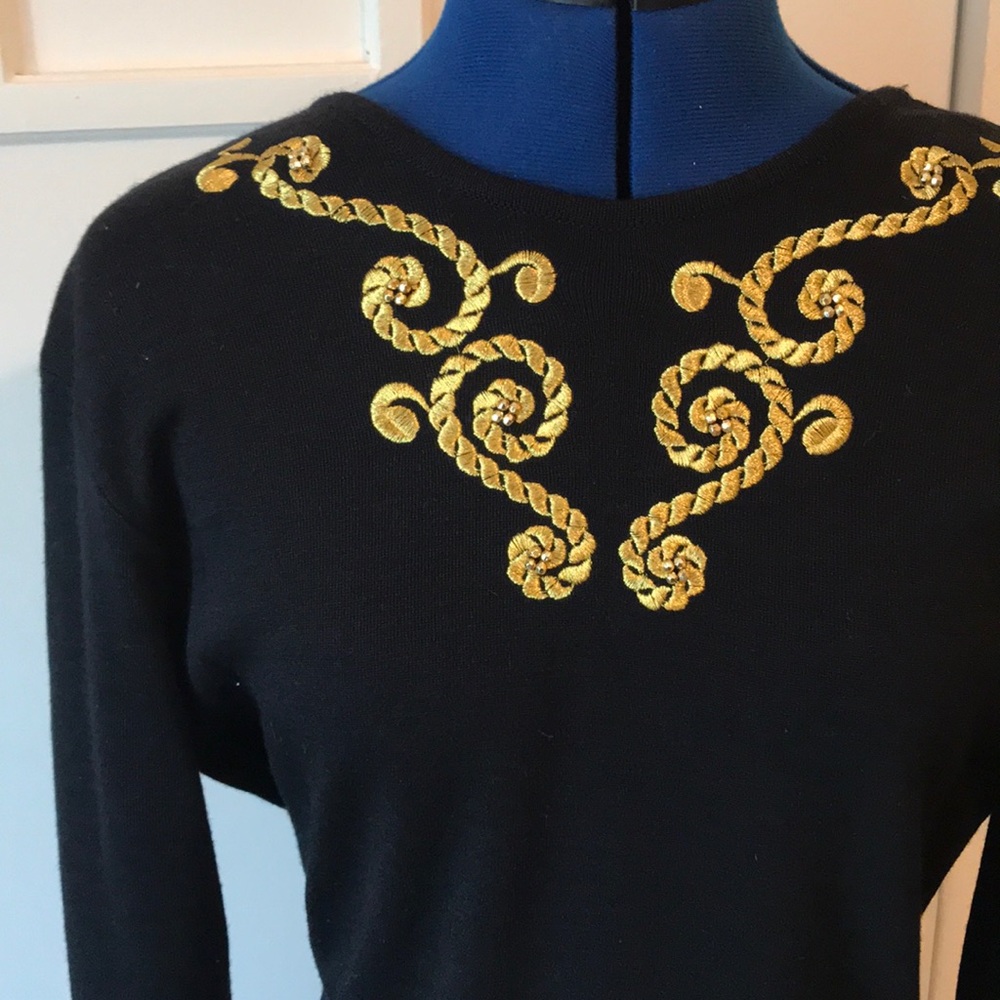 Andrea Jovine low back sweater dress large - Picture 2 of 7